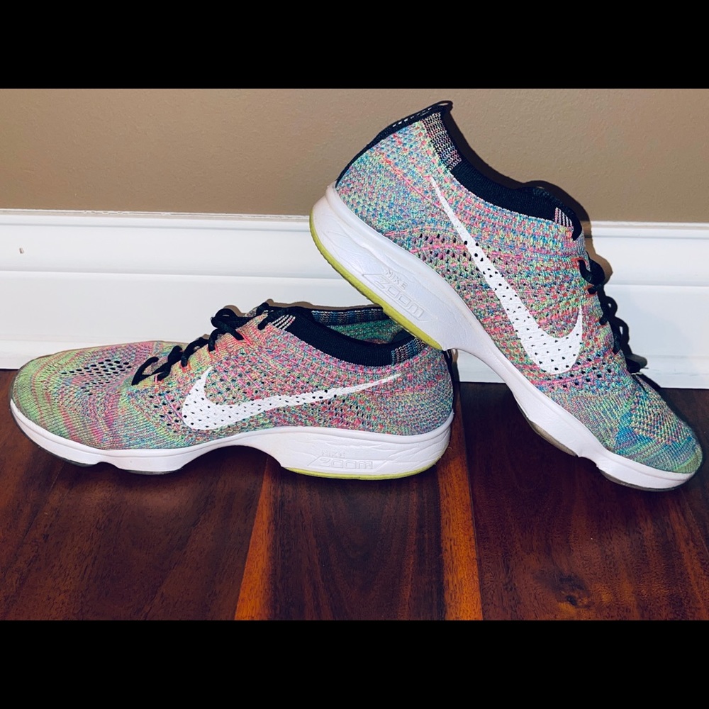 Nike Flyknit Zoom Agility Sneaker Women Sz 9.0 - Picture 2 of 11